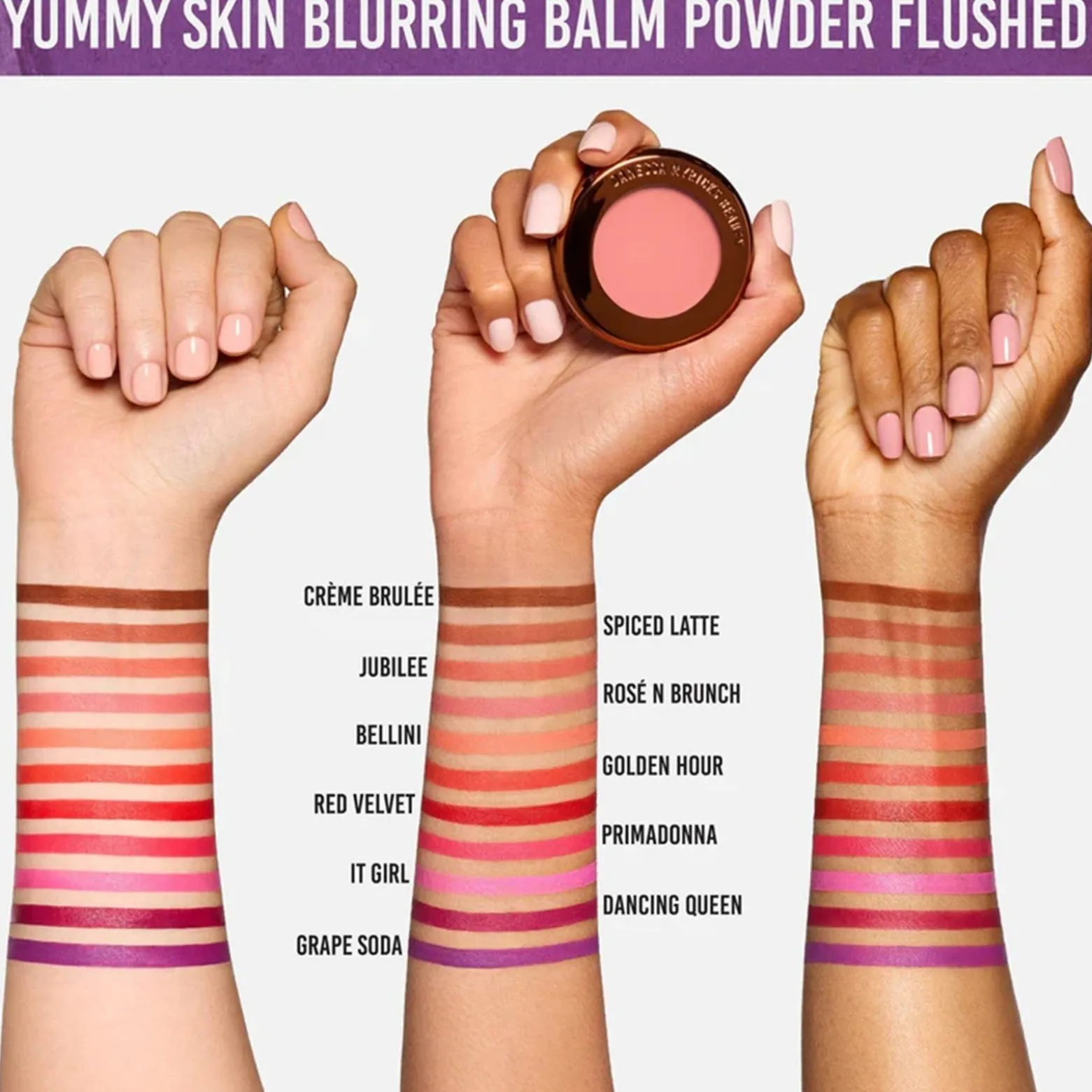 Danessa Myricks Beauty Yummy Skin Flushed Blurring Balm Powder Bellini 6g (0.21oz)