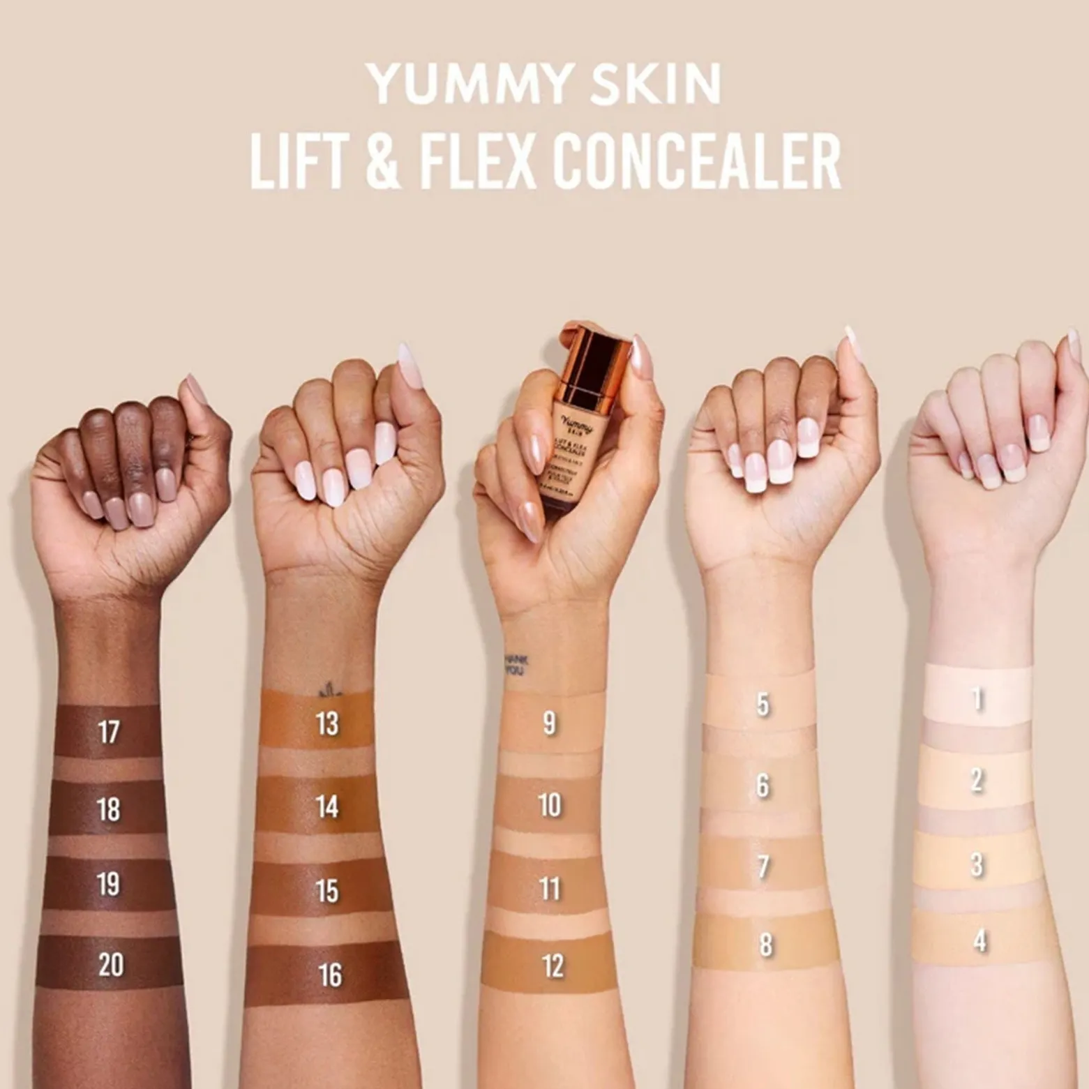Danessa Myricks Beauty Yummy Skin Lift & Flex Concealer 9 Warm Peach 8.4ml (0.28floz)