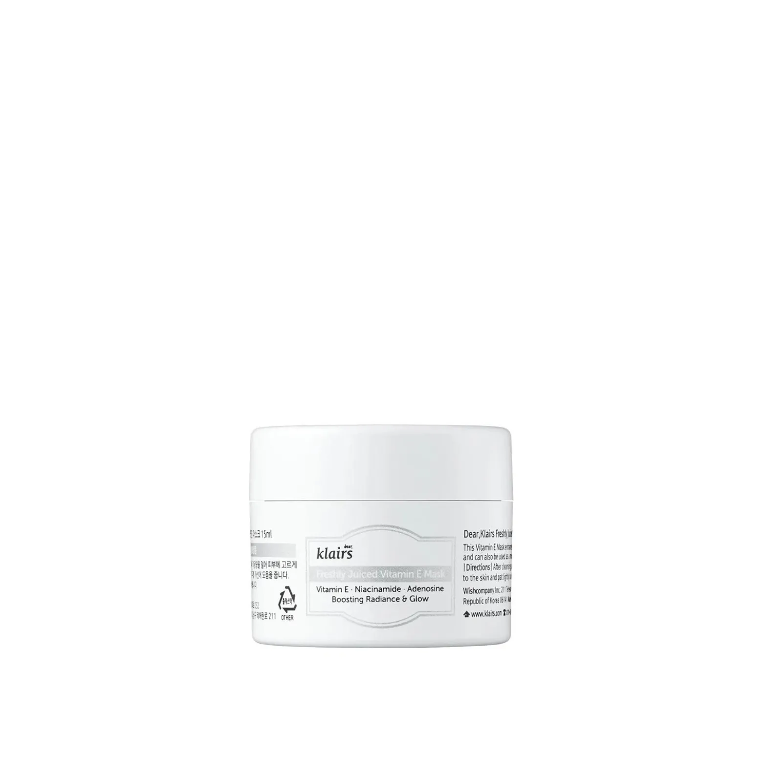 Dear, Klairs Freshly Juiced Vitamin E Mask 15g (0.52oz)