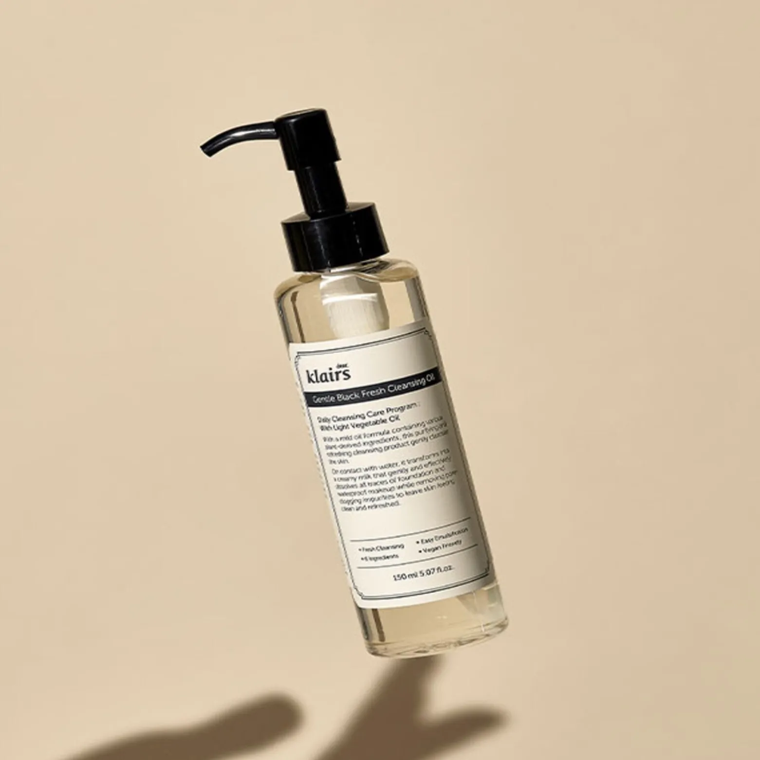 Dear, Klairs Gentle Black Fresh Cleansing Oil 150ml (5.07floz)