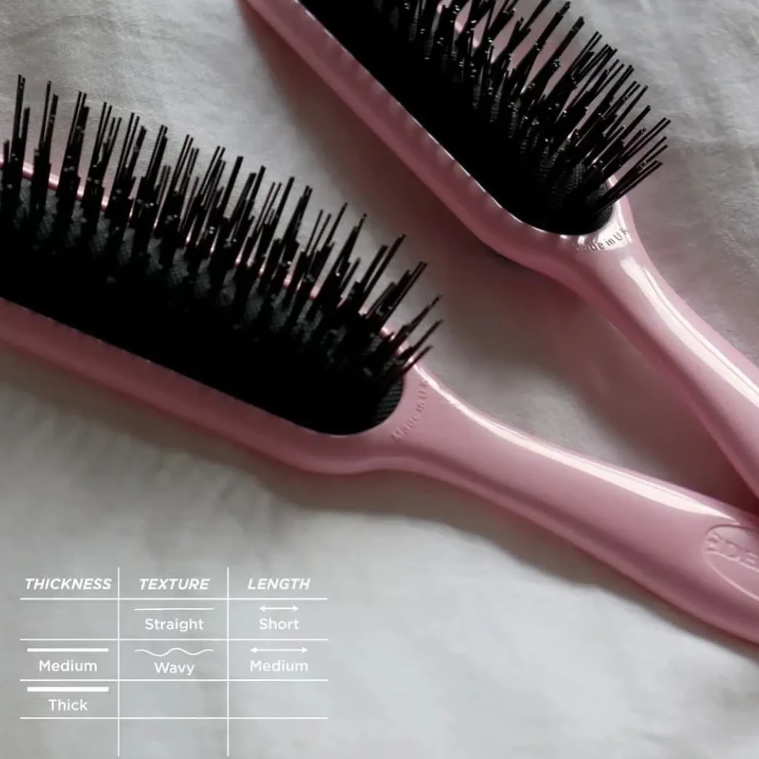 Denman Tangle Tamer Ultra Mini D90 Pastel Pink