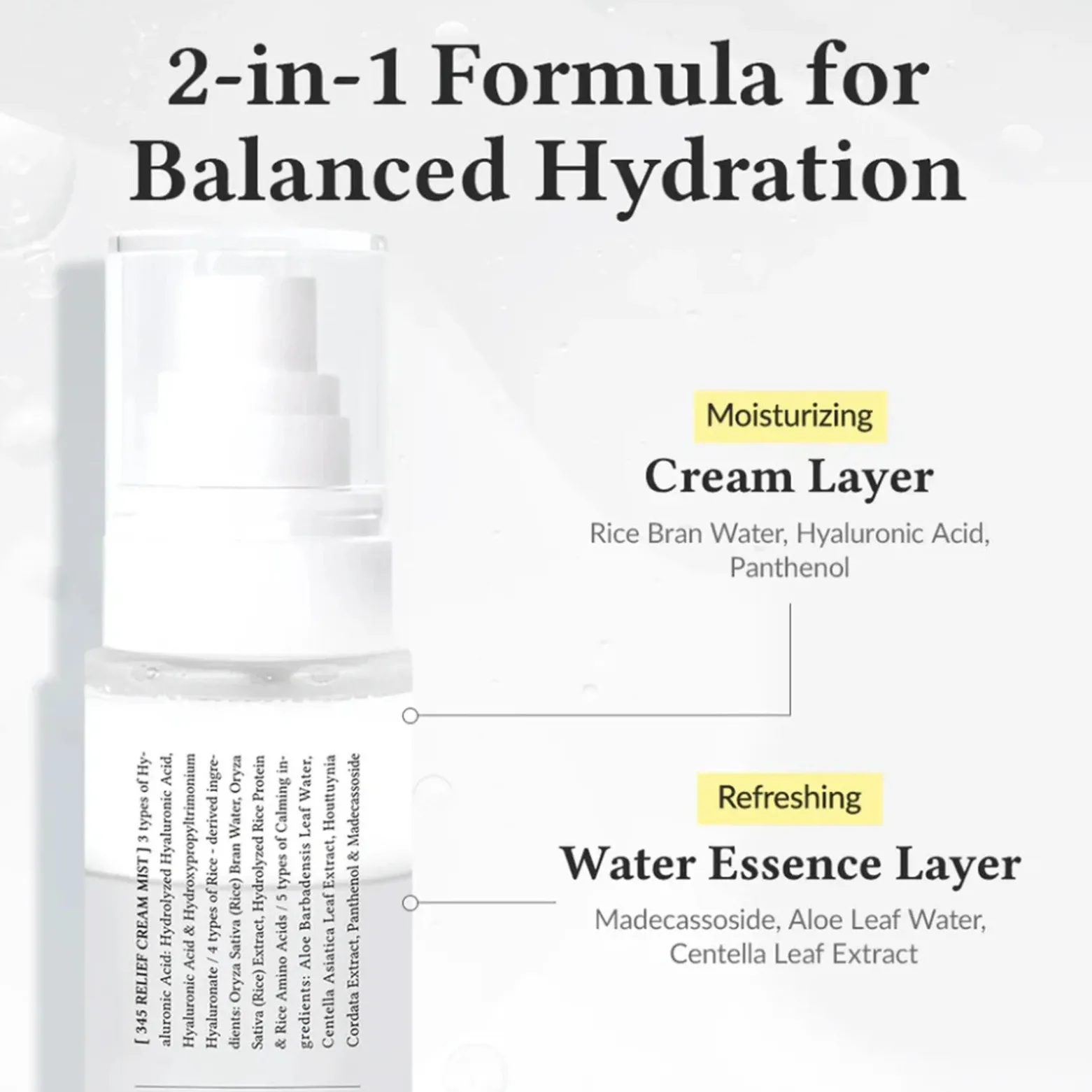 Dr. Althea 345 Relief Cream Mist 100ml (3.38floz)