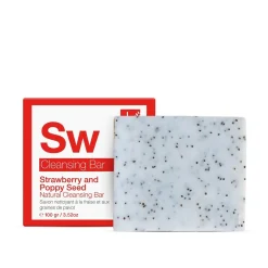 Dr. Botanicals Apothecary Strawberry & Poppy Seed Cleansing Bar 100g (3.53oz)