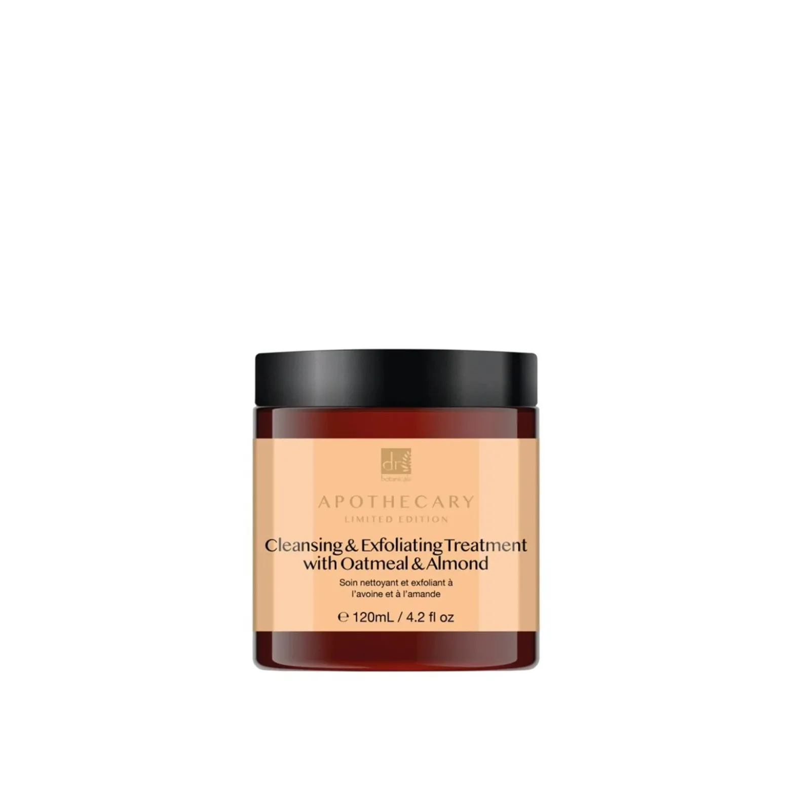 Dr. Botanicals Apothecary Cleansing & Exfoliating Treatment with Oatmeal & Almond 120ml (4.2floz)
