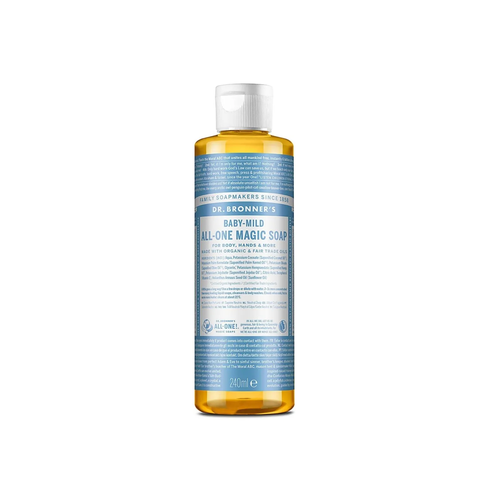 Dr. Bronner's All-One Magic Soap Baby-Mild 240ml (8.11floz)