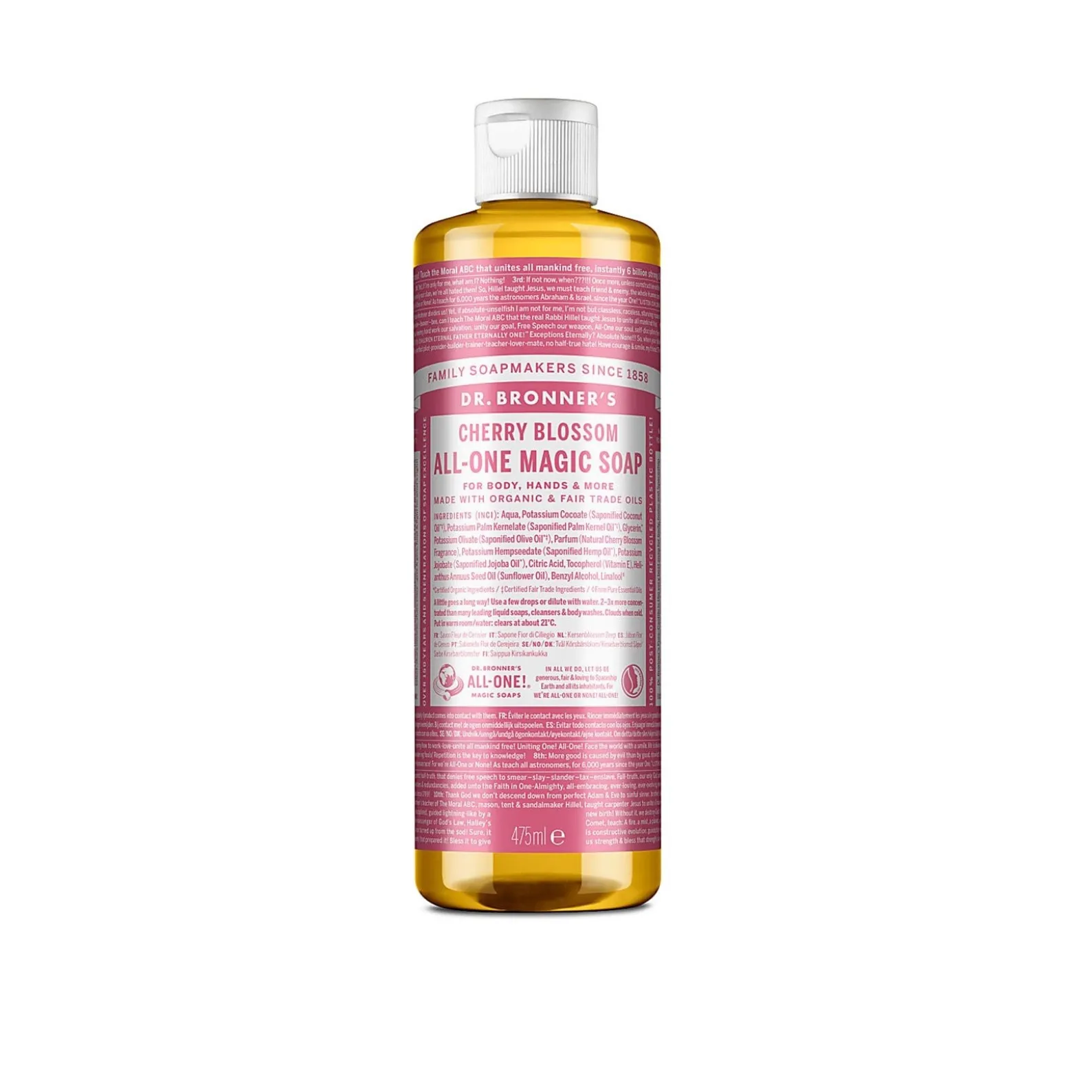 Dr. Bronner's All-One Magic Soap Cherry Blossom 475ml (16.06floz)