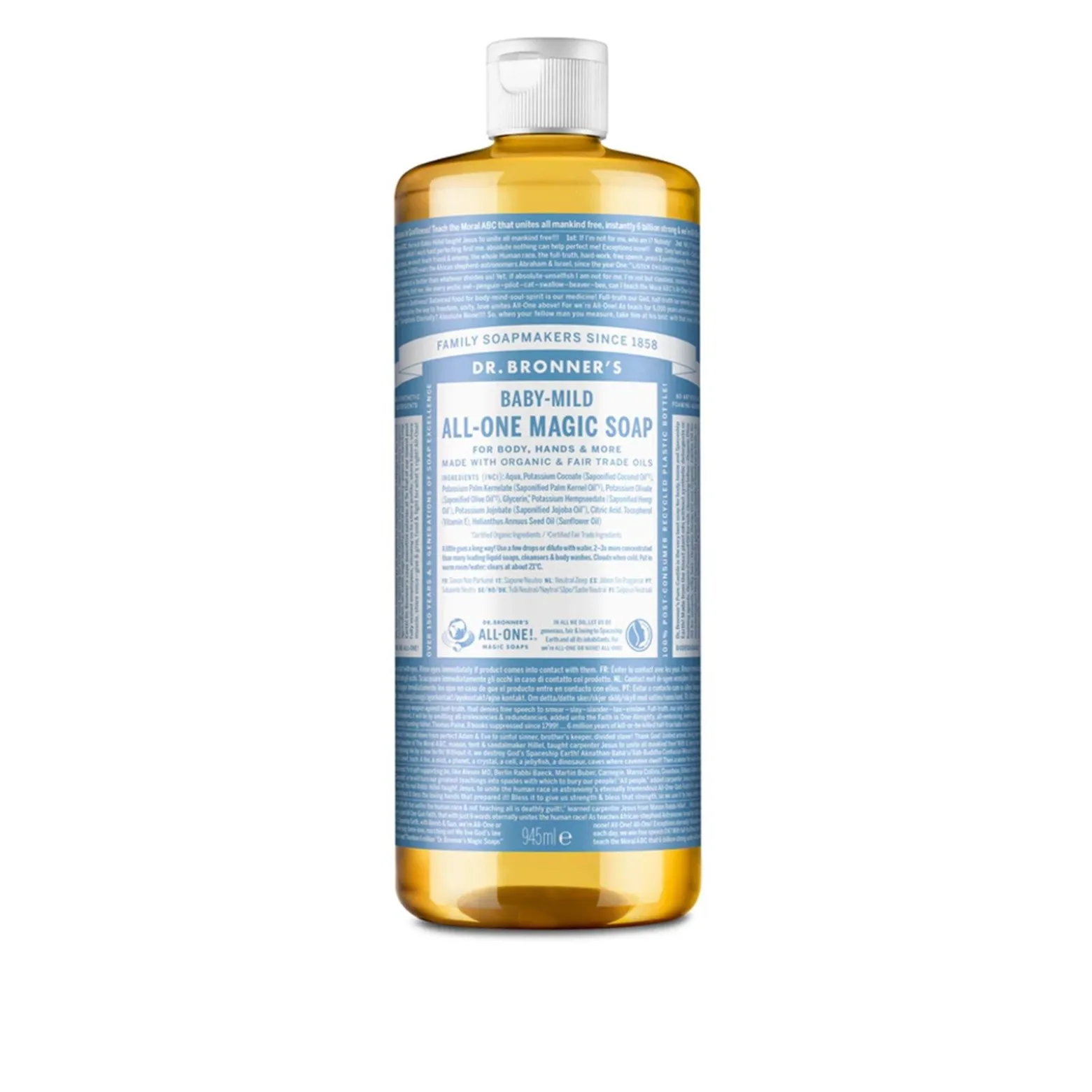 Dr. Bronner's All-One Magic Soap Baby-Mild 945ml (31.9floz)