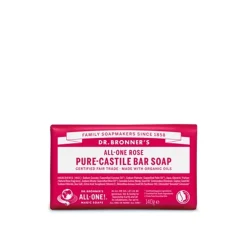 Dr. Bronner's All-One Pure-Castile Bar Soap Rose 140g (4.93oz)