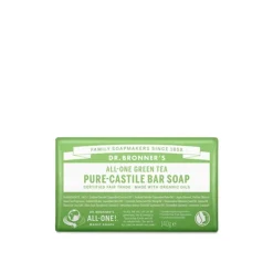 Dr. Bronner's All-One Pure-Castile Bar Soap Green Tea 140g (4.93oz)