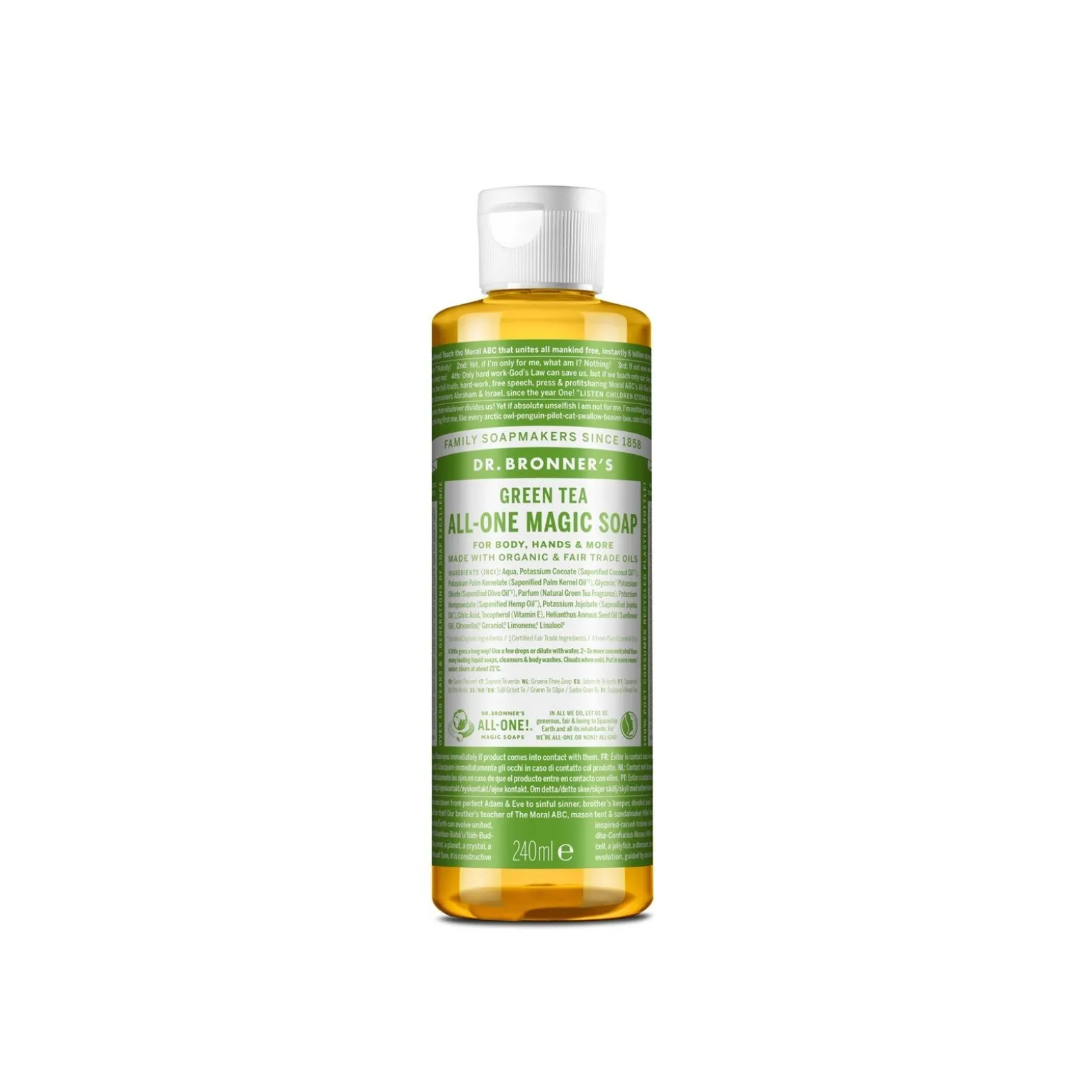 Dr. Bronner's Green Tea All-One Magic Soap 240ml (8.11floz)