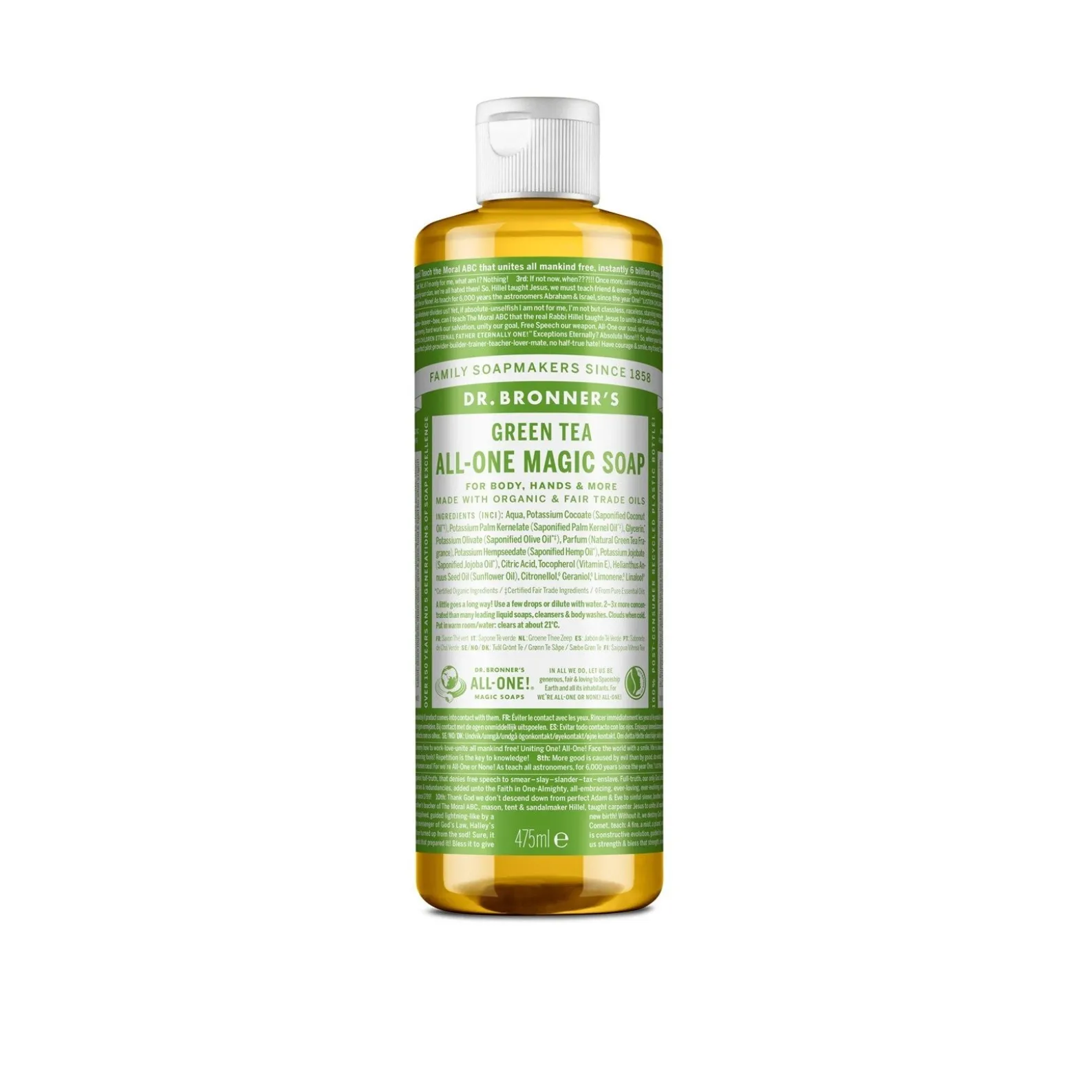 Dr. Bronner's Green Tea All-One Magic Soap 475ml (16.06floz)