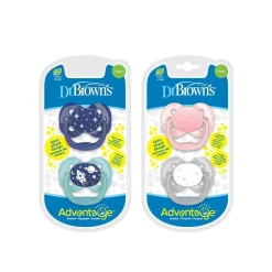Dr. Brown's Advantage Pacifier 0-6m x2