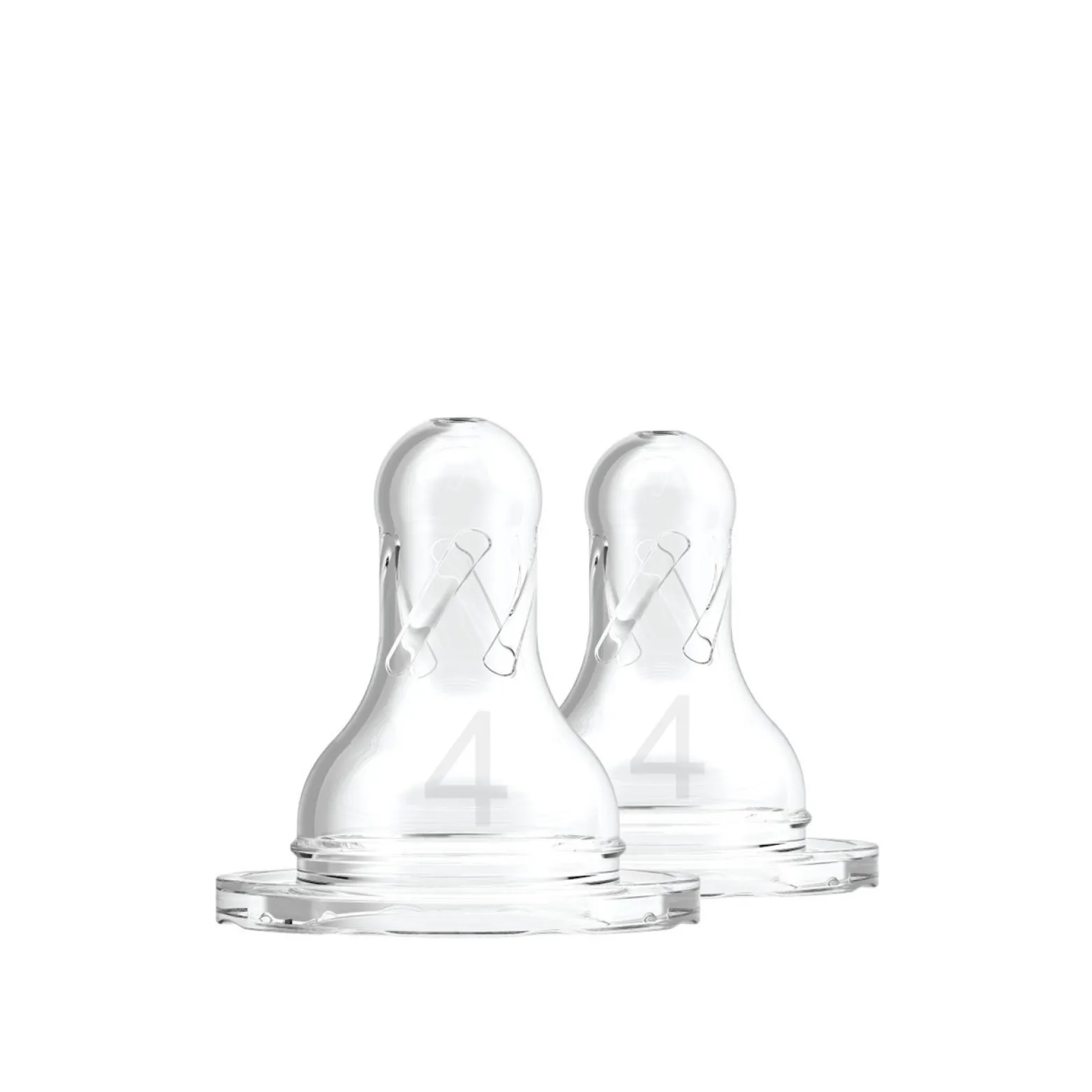 Dr. Brown's Fast Flow Narrow Baby Bottle Silicone Nipple 9m+ x2