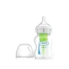 Dr. Brown’s Options+ Anti-Colic Wide-Neck BPA-Free Plastic Baby Bottle 0m+ Transparent 150ml (5.07floz)