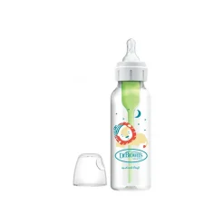 Dr. Brown’s Options+ Anti-Colic Narrow BPA-Free Plastic Bottle 0m+ Lion 250ml (8.45floz)