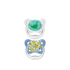 Dr. Brown's PreVent Contoured Pacifier 6-18m Blue x2