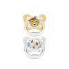 Dr. Brown's PreVent Contoured Pacifier 6-18m Yellow x2