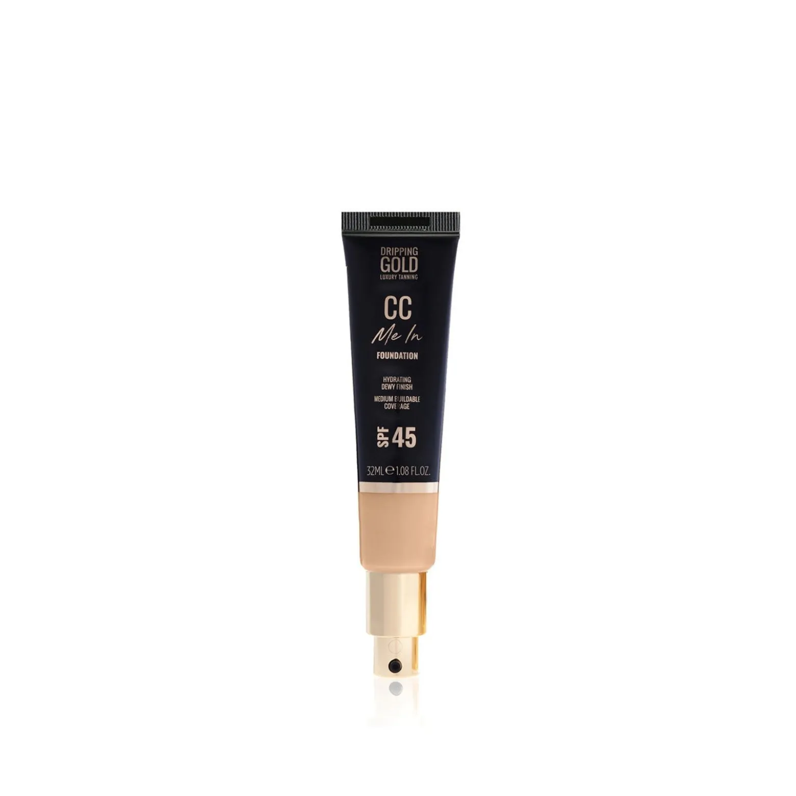 Dripping Gold Luxury Tanning CC Me In Foundation SPF45 04 Beige 32ml (1.08floz)
