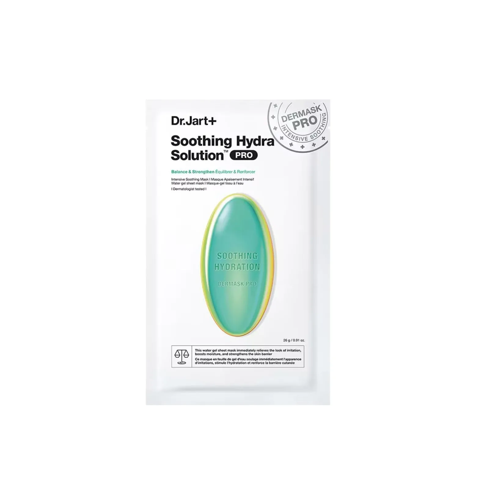 Dr.Jart+ Dermask Soothing Hydra Solution Pro Intensive Soothing Mask 26g (0.91oz)
