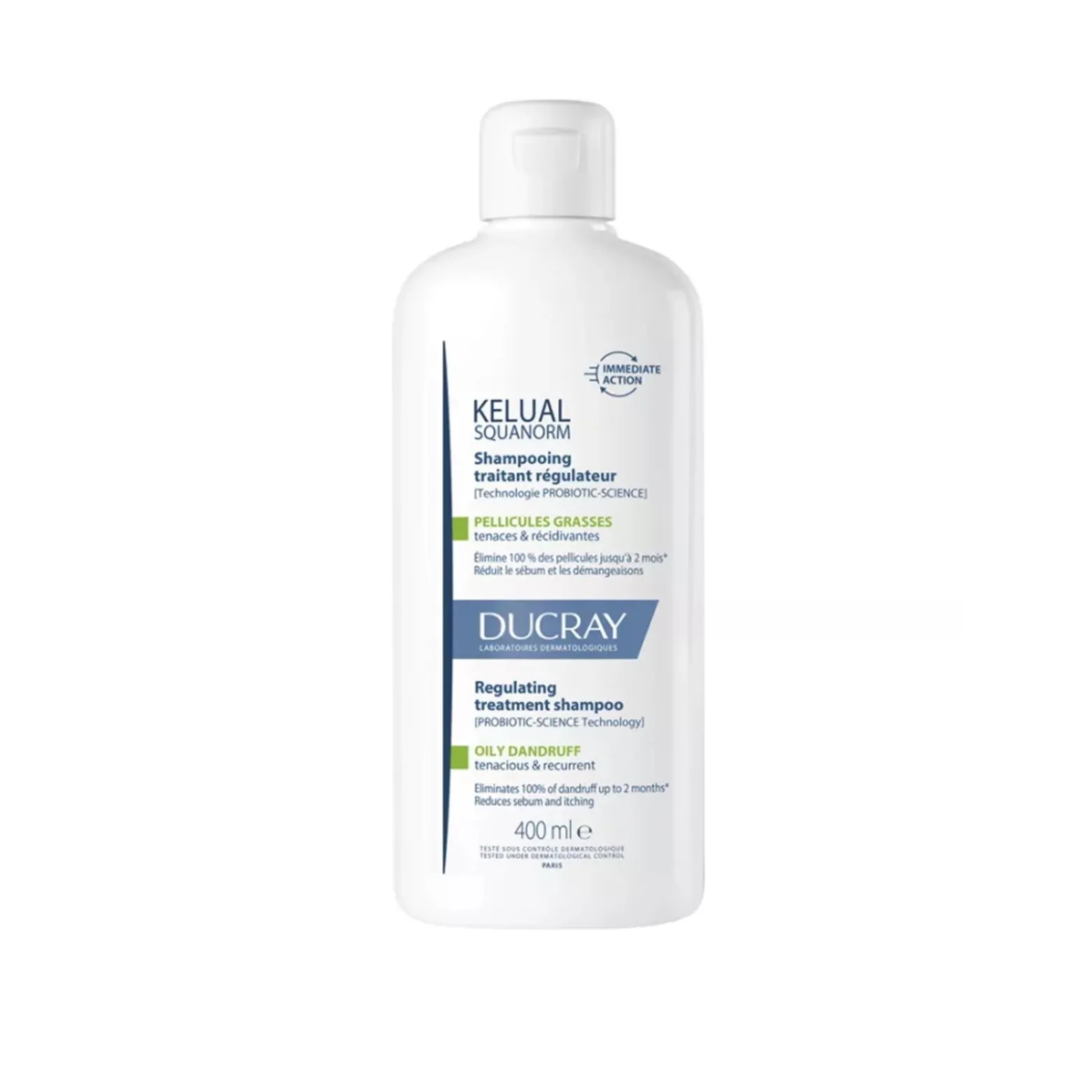 Ducray Kelual Squanorm Oily Dandruff Regulating Treatment Shampoo 400ml (13.52floz)