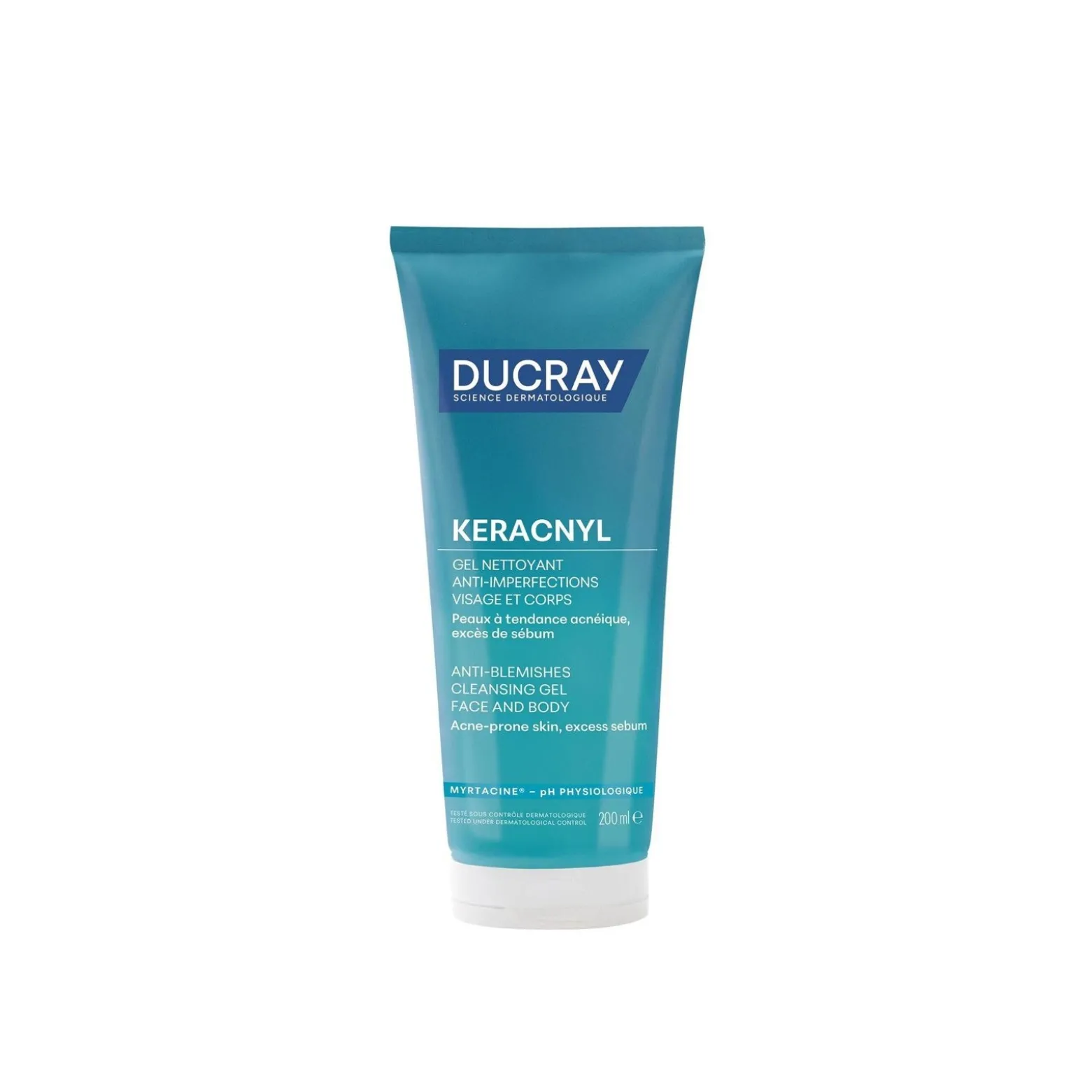 Ducray Keracnyl Anti-Blemishes Cleansing Gel 200ml (6.76floz)