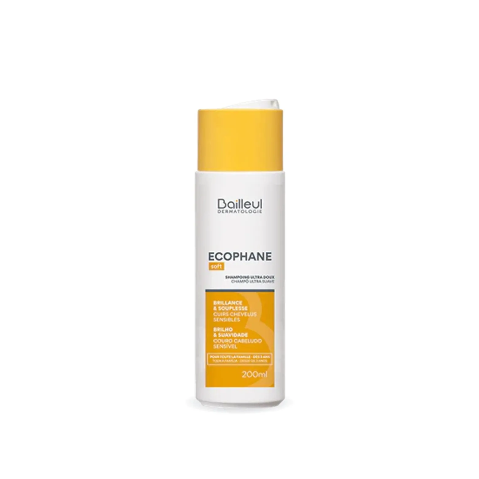 ECOPHANE Soft Ultra Soft Shampoo for Sensitive Scalps 200ml (6.76floz)