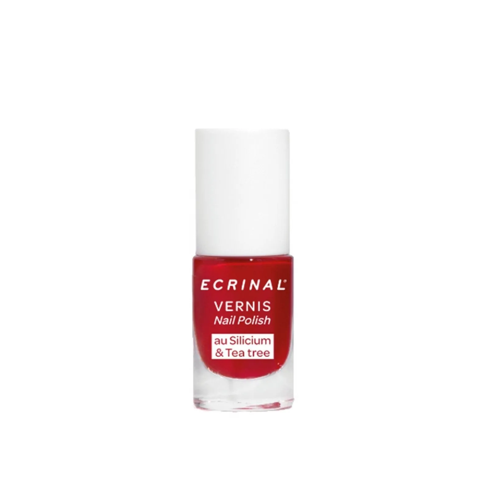Ecrinal Silicium & Tea Tree Nail Polish Passion Red 5ml (0.17floz)