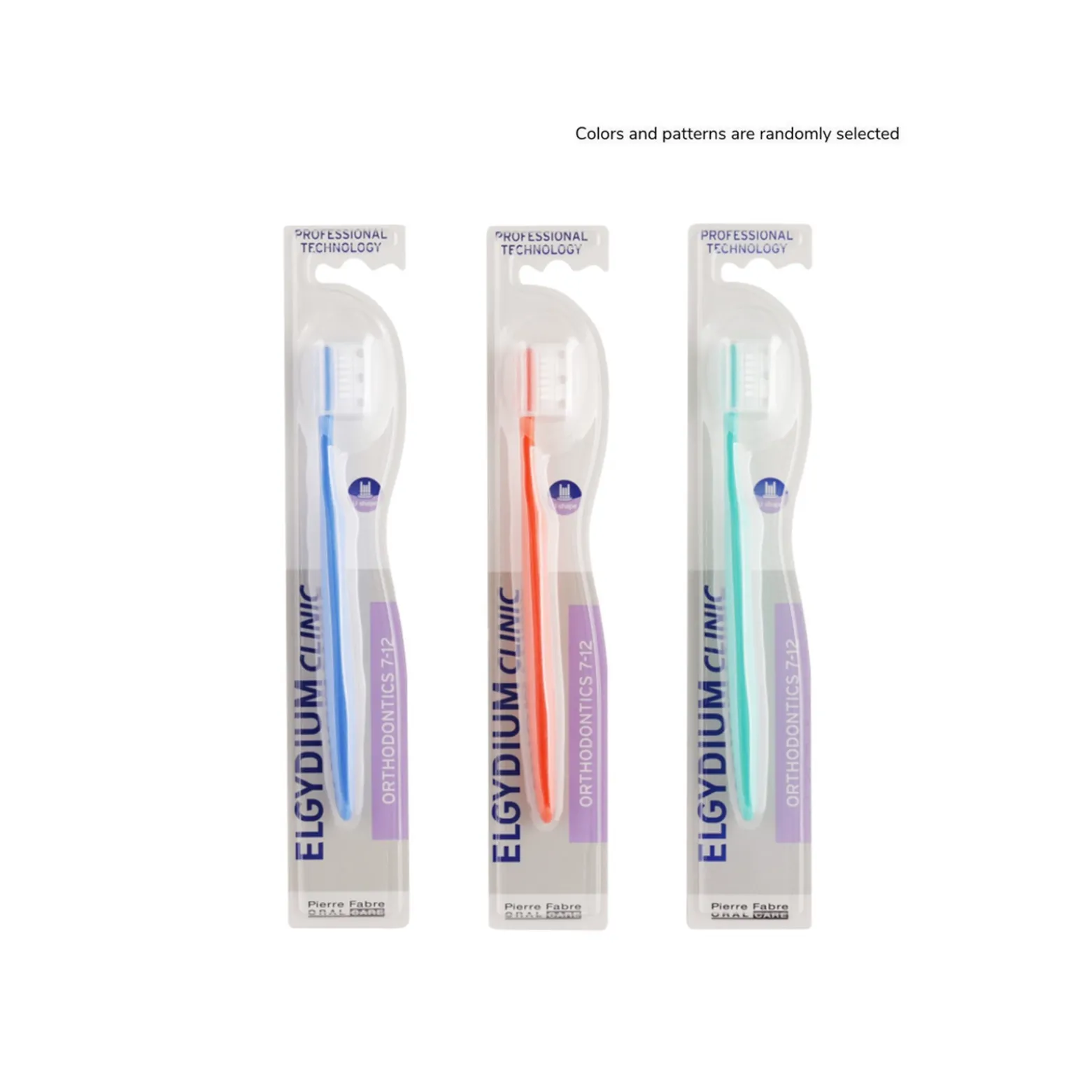 Elgydium Clinic Orthodontics 7-12 Years Toothbrush x1