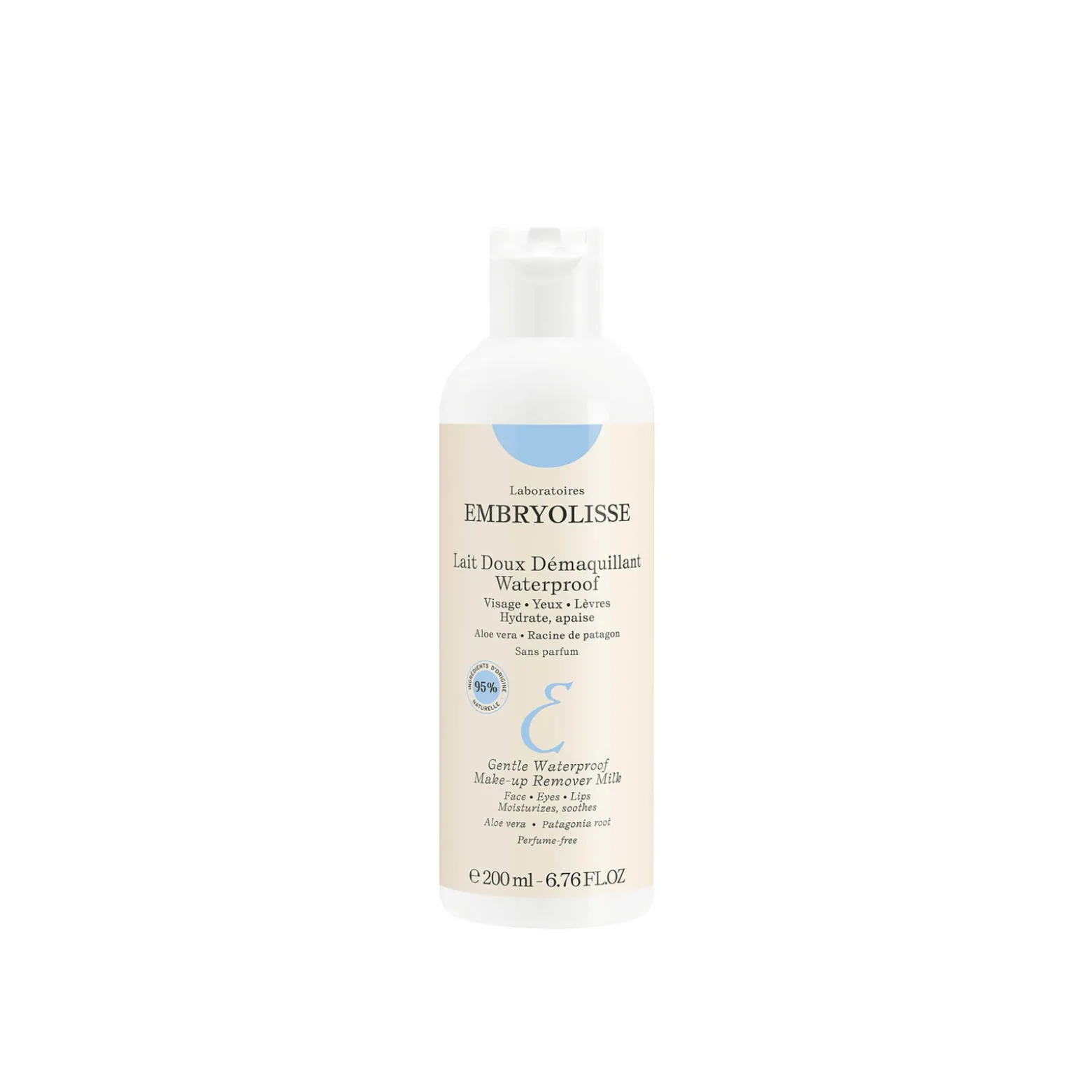 Embryolisse Gentle Waterproof Makeup Remover Milk 200ml (6.76floz)