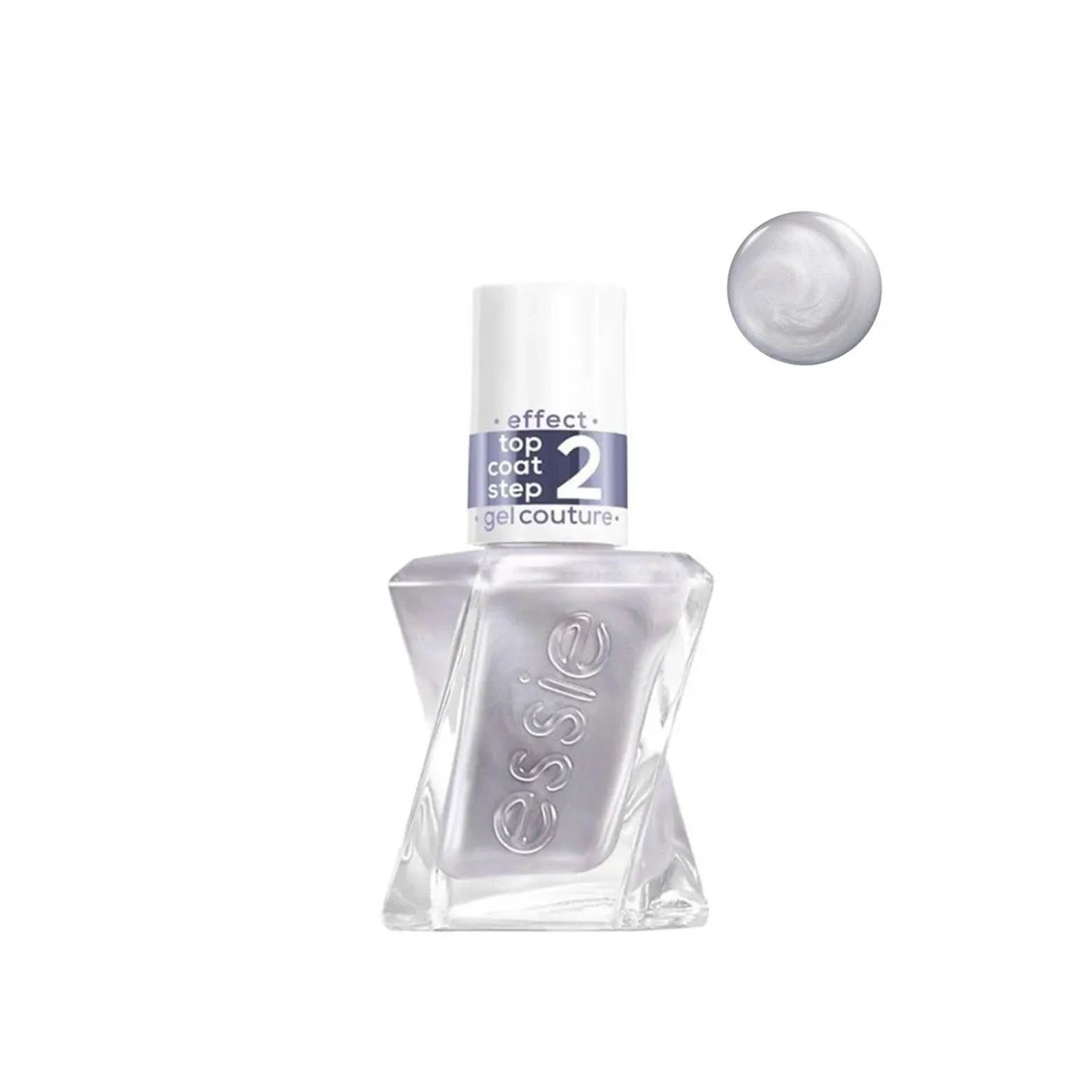essie Gel Couture Top Coat 564 Glazed Chrome 13.5ml (0.46floz)