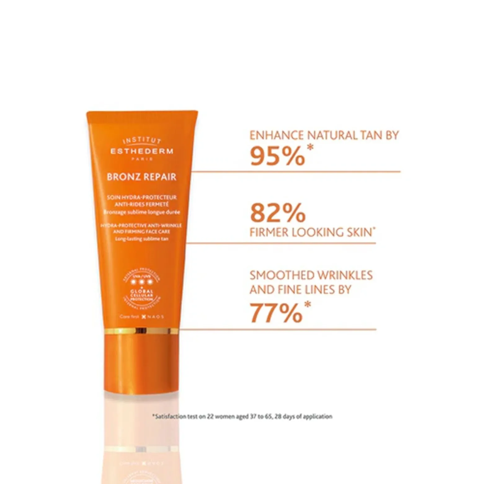 Esthederm Sun Bronz Repair Hydra-Protective Anti-Wrinkle and Firming Face Care Strong Sun Sunscreen 50ml (1.69floz)