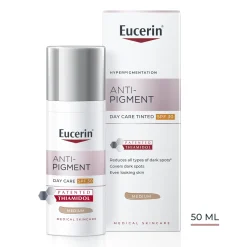 Eucerin Anti-Pigment Tinted Day Cream SPF30 Medium Dark Spots 50ml (1.69floz)