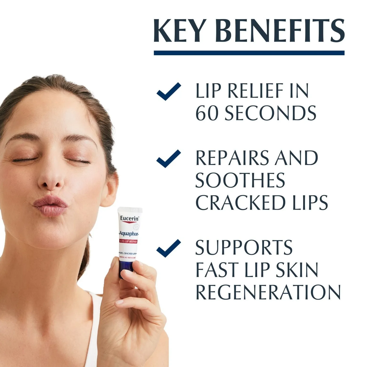 Eucerin Aquaphor SOS Lip Repair 10ml (0.34floz)