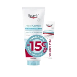 Eucerin AtopiControl Calming Hydro-Lotion 400ml + Acute Care Cream 40ml (13.5floz + 1.35floz)