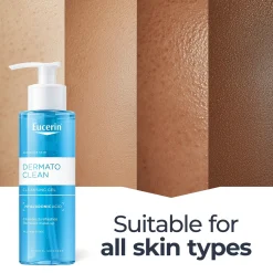 Eucerin DermatoCLEAN Cleansing Gel Hyaluronic Acid 200ml (6.76floz)