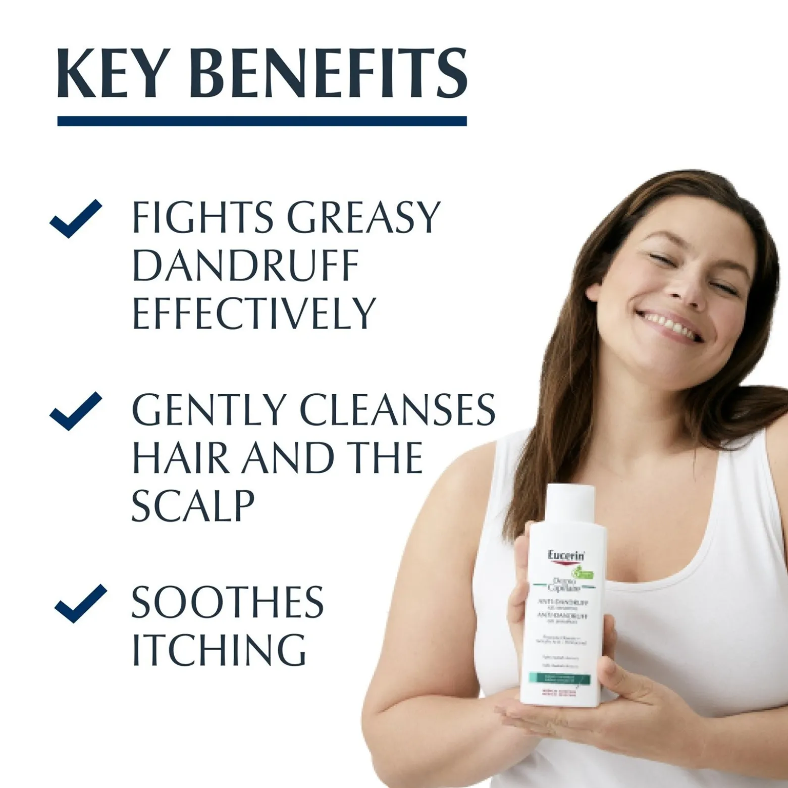 Eucerin DermoCapillaire Anti-Dandruff Gel Shampoo 250ml (8.45floz)