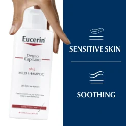 Eucerin DermoCapillaire pH5 Shampoo Sensitive Scalp 250ml (8.45floz)