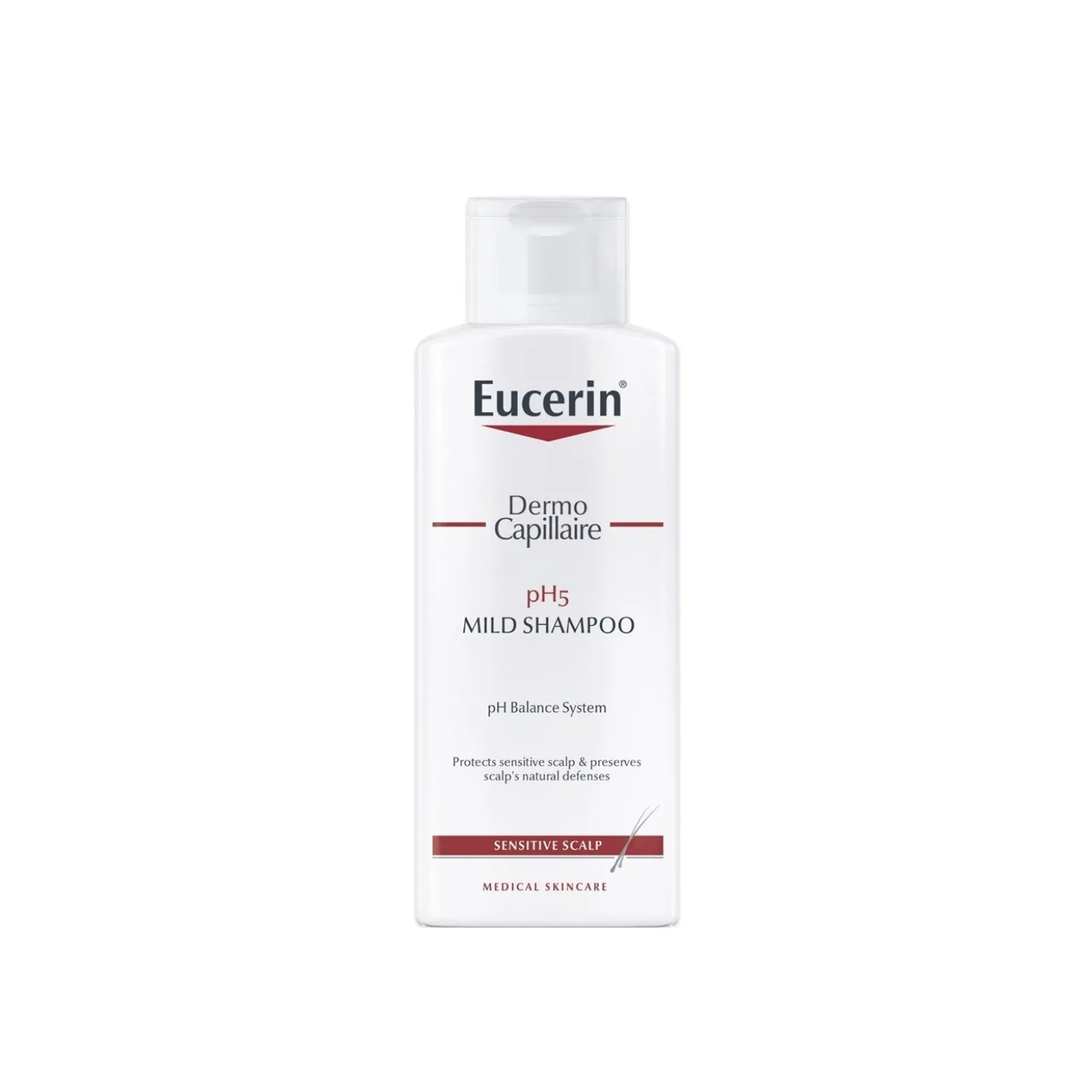 Eucerin DermoCapillaire pH5 Shampoo Sensitive Scalp 250ml (8.45floz)