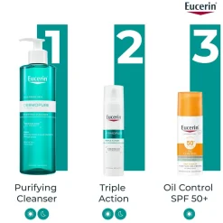 Eucerin DERMOPURE Clinical Purifying Cleansing Gel Acne-Prone Skin 200ml (6.76floz)