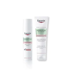 Eucerin DERMOPURE Oil Control Triple Effect Serum 40ml + Cleansing Gel 150ml (1.35floz+5.07floz)