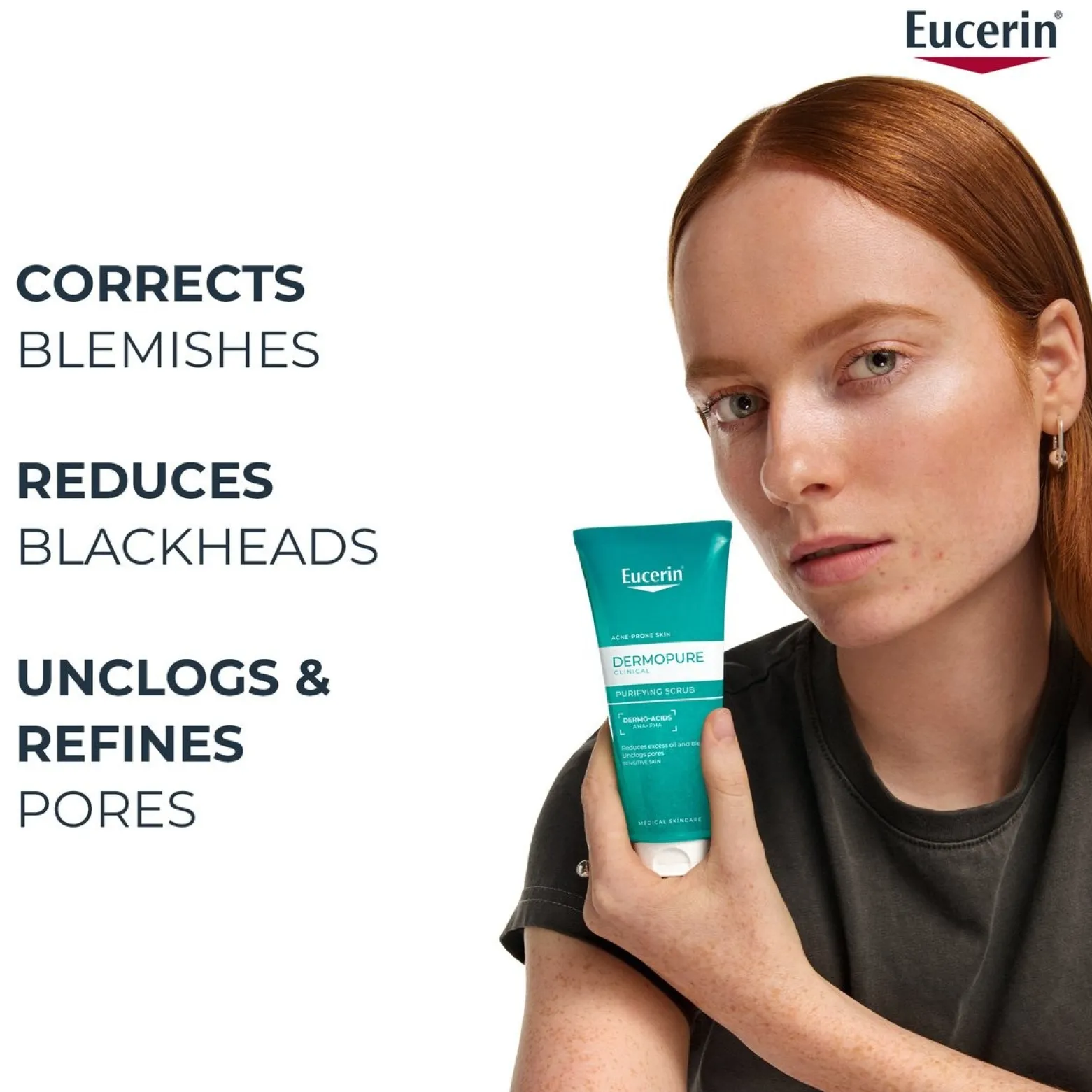 Eucerin DERMOPURE Purifying Scrub 100ml (3.38floz)