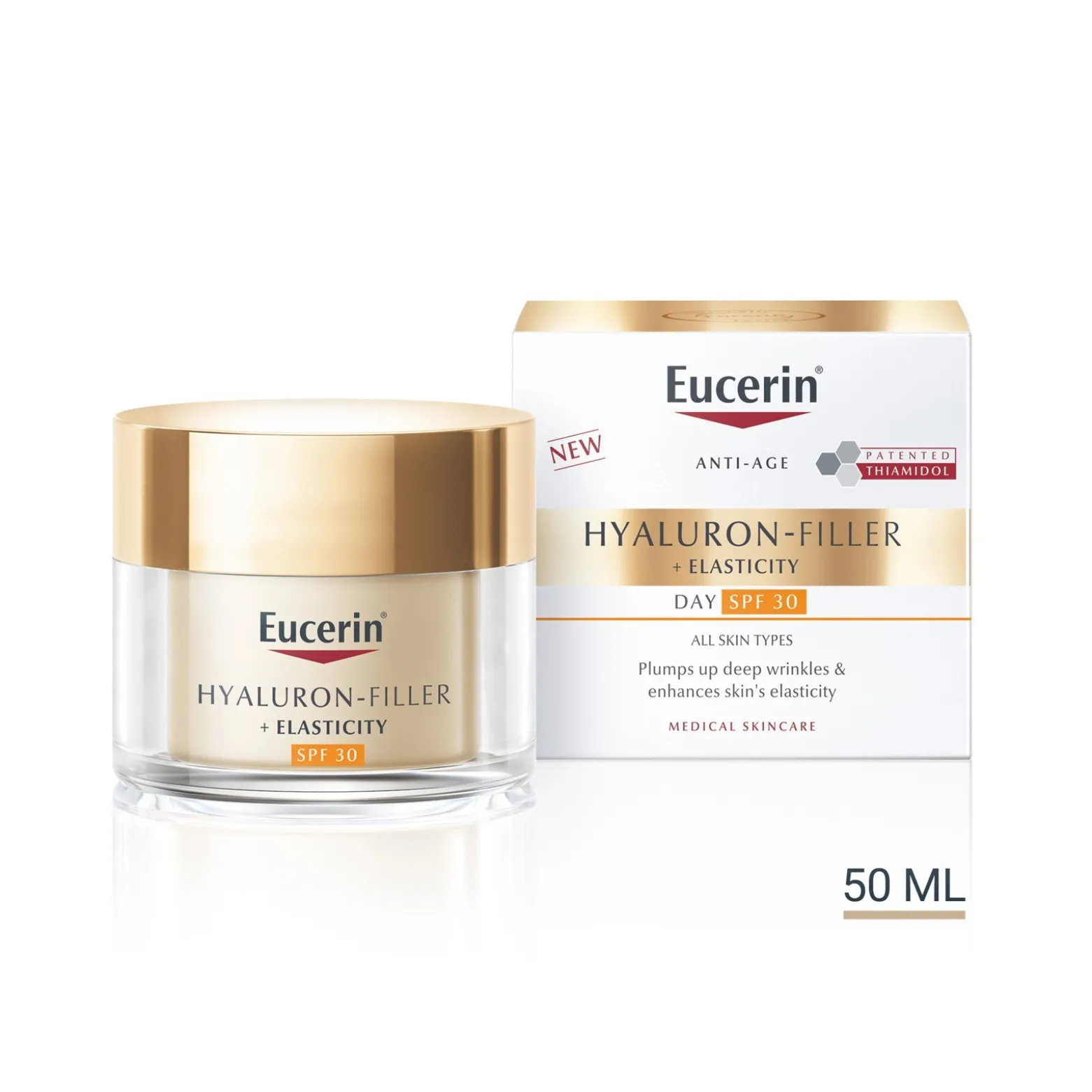 Eucerin Hyaluron-Filler + Elasticity Day Cream SPF30 Anti-Aging 50ml (1.69floz)