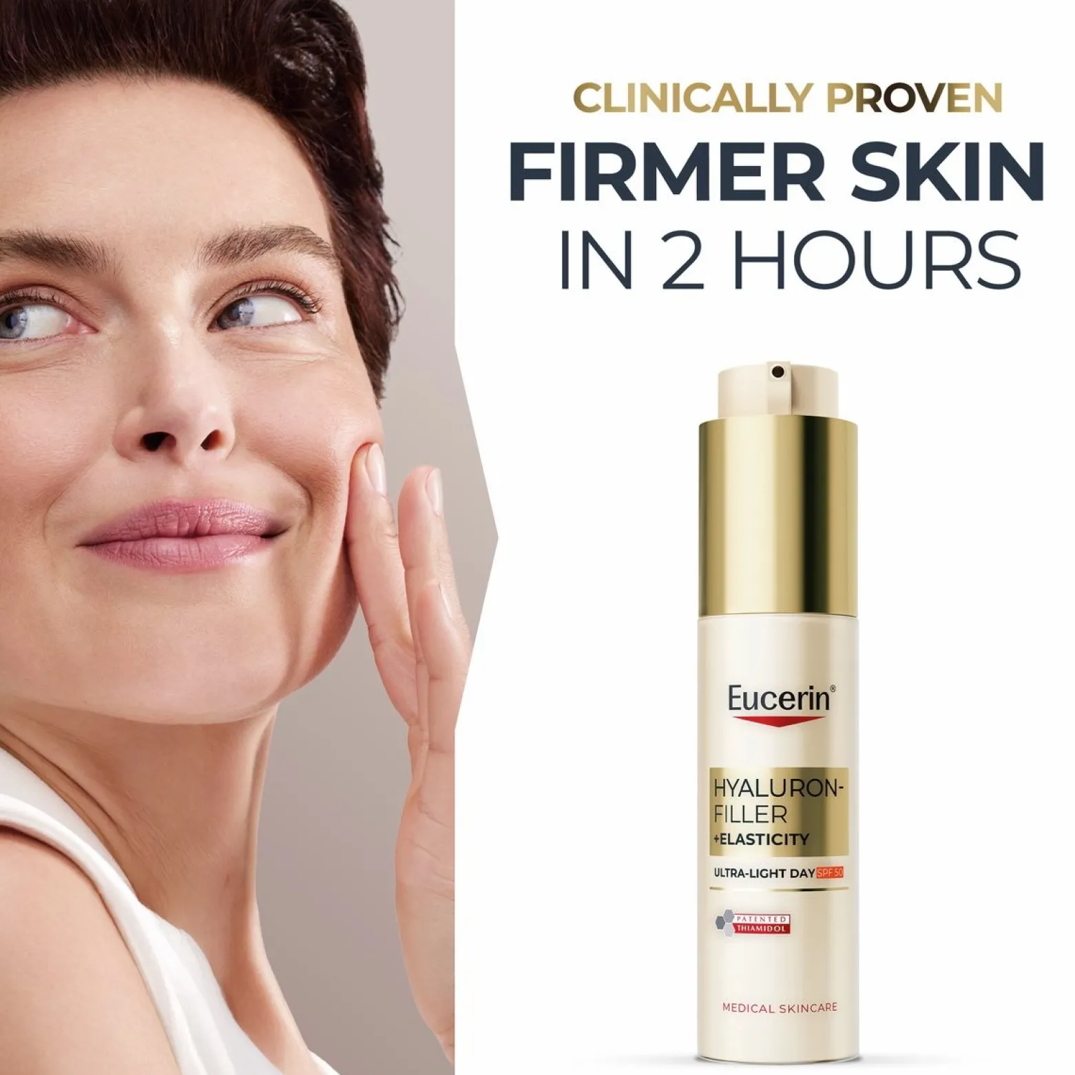 Eucerin Hyaluron-Filler + Elasticity Ultra-Light Day Cream SPF50 50ml (1.69floz)
