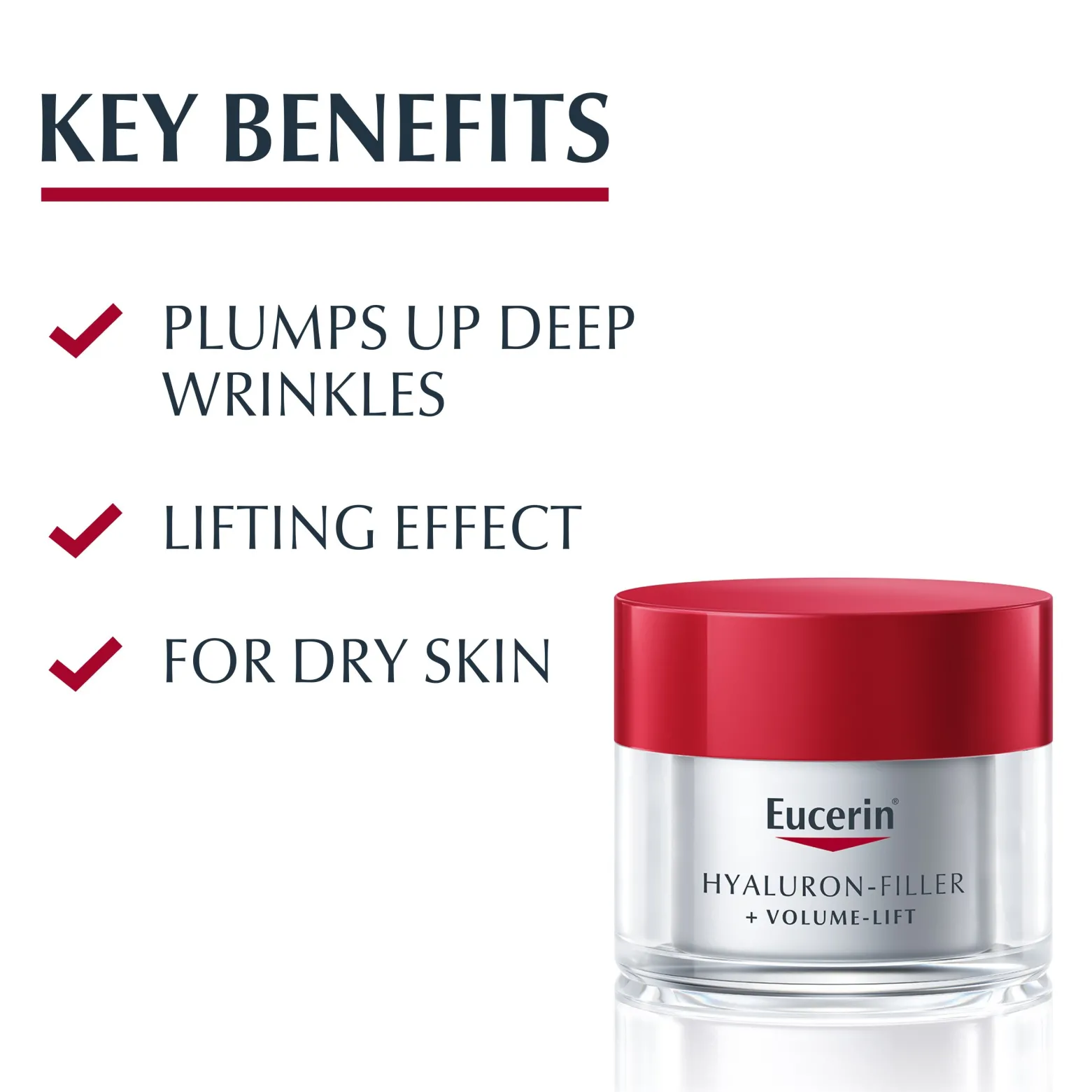 Eucerin Hyaluron-Filler + Volume-Lift Day Dry Skin SPF15 50ml (1.69floz)