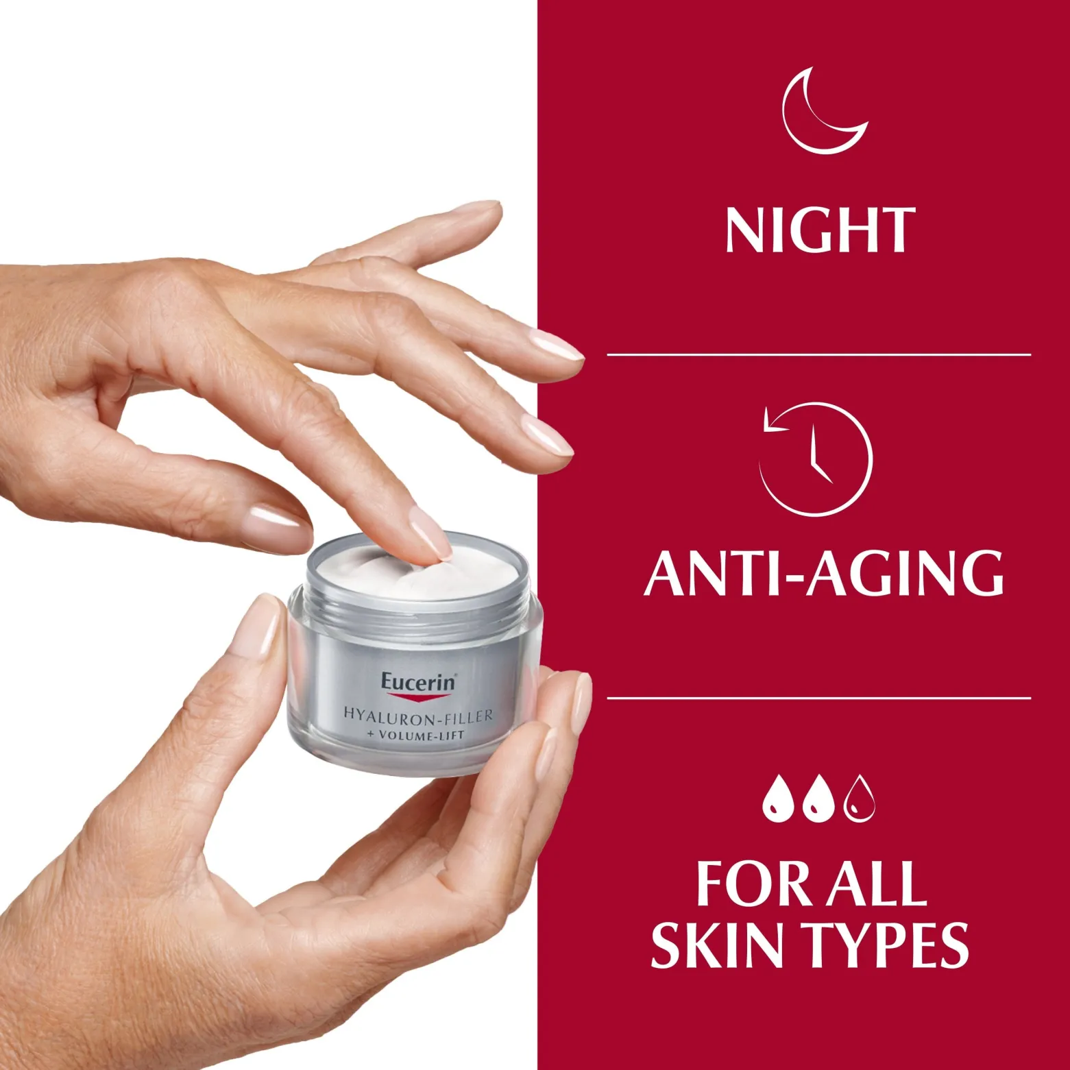 Eucerin Hyaluron-Filler + Volume-Lift Night 50ml (1.69floz)