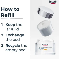 Eucerin Hyaluron-Filler 3x Effect Day Cream SPF30 Refill 50ml (1.69floz)