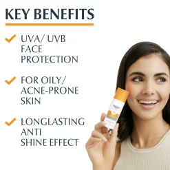 Eucerin Oil Control Sun Gel-Cream Dry Touch SPF50+ Sunscreen 50ml (1.69floz)