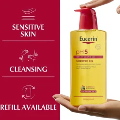 Eucerin pH5 Shower Oil Sensitive Skin 400ml (13.53floz)