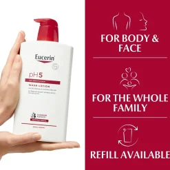Eucerin pH5 Shower Washlotion 1L (33.81floz)