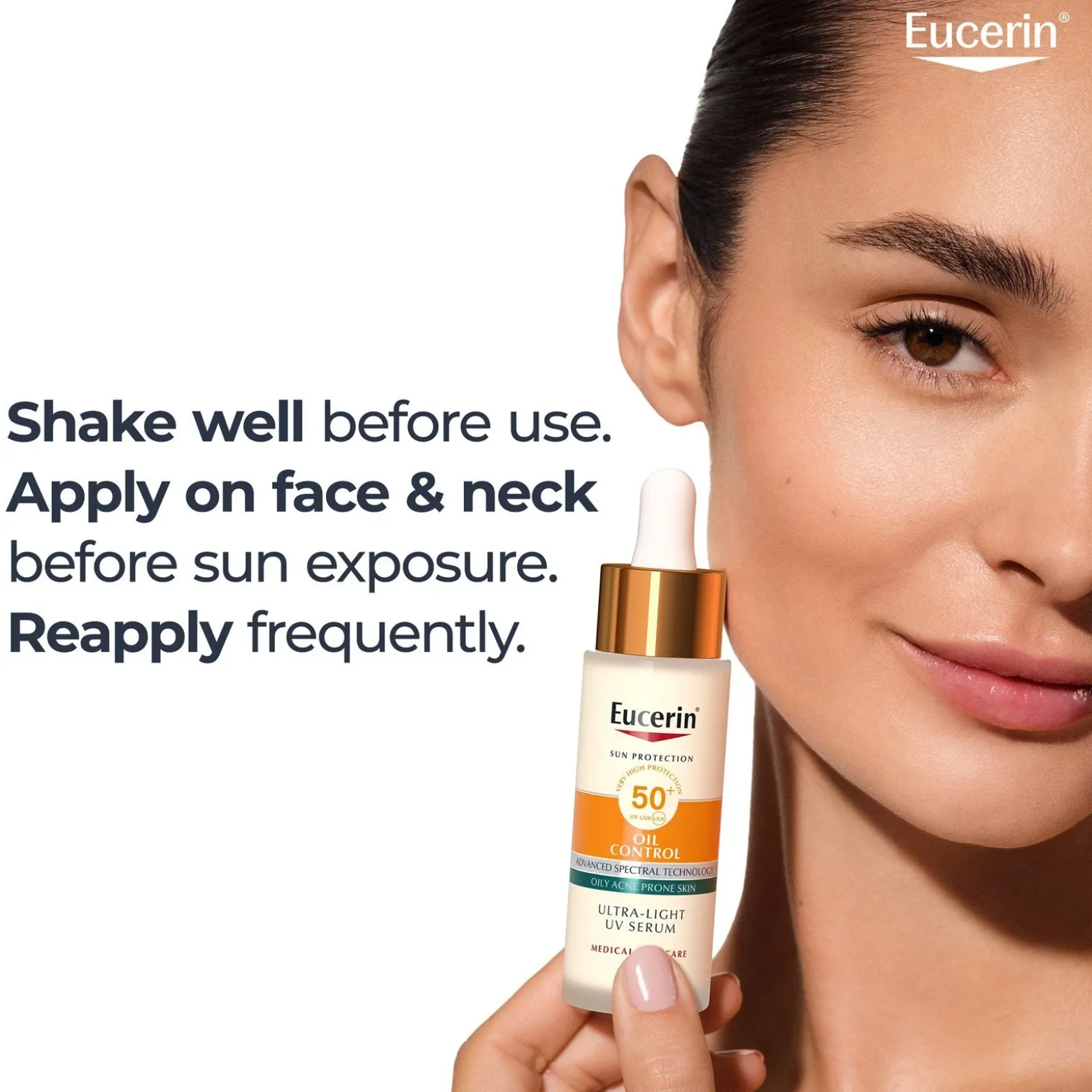 Eucerin Sun Oil Control Dry Touch Ultra-Light UV Serum SPF50+ 50ml (1.01floz)